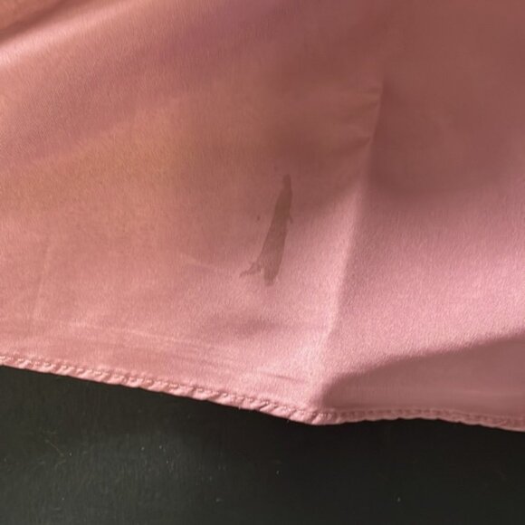 Revelry Bridesmaid Dress, Harper Chiffon Faux Wrap Dress, Peony 921, Size 12 - Picture 10 of 11